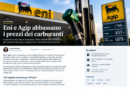Eni e Agip abbassano il prezzo dei carburanti